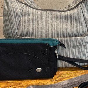Haiku Amble Hobo Crossbody - EUC Grey Poplar w/ BONUS